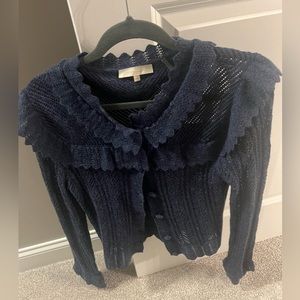 Love shack fancy open knit cardigan